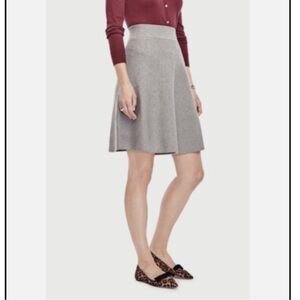 Ann Taylor - Gray Knit Sweater Skirt